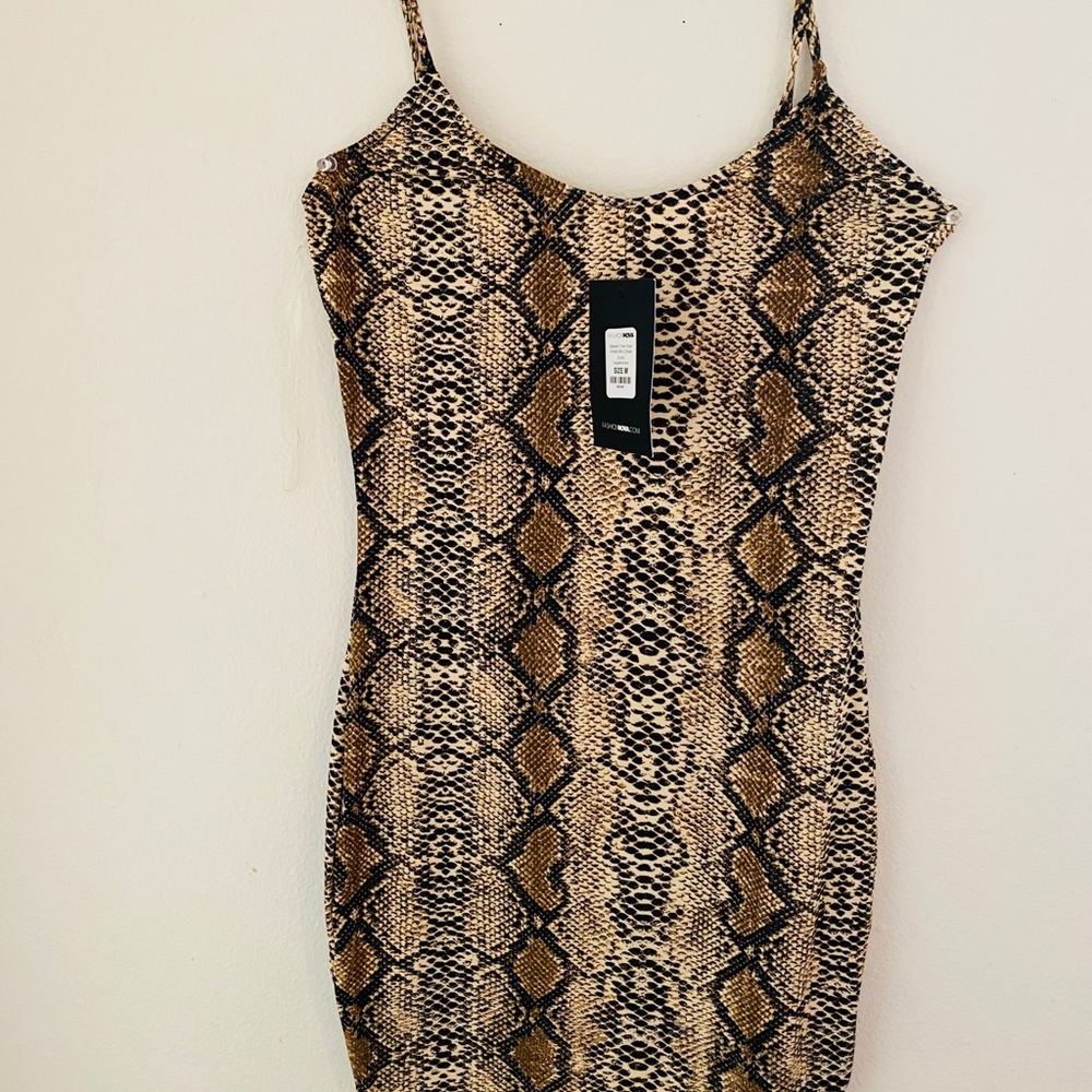 Snake Mini Dress